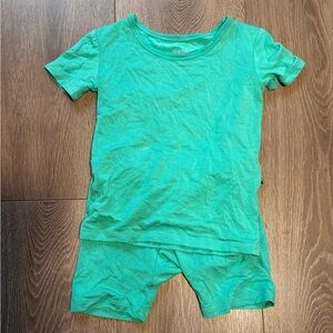 Kyte Baby short sleeve pajamas in Caribbean